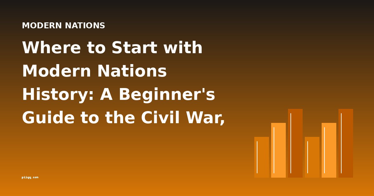 Where to Start with Modern Nations History: A Beginner's Guide to the Civil War, Revolutions, and Empire