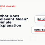 What Does relevant Mean? Simple Explanation and Examples