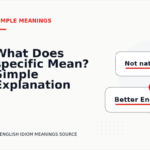 What Does specific Mean? Simple Explanation and Examples