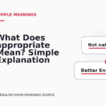 What Does appropriate Mean? Simple Explanation and Examples