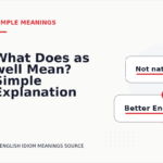 What Does as well Mean? Simple Explanation and Examples