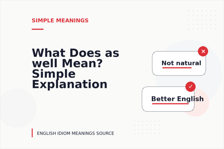 What Does as well Mean? Simple Explanation and Examples What Does as well Mean? Simple Explanation and Examples