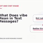 What Does vibe Mean in Text Messages?