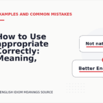 How to Use appropriate Correctly: Meaning, Examples, and Mistakes